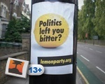 Politics left you bitter?